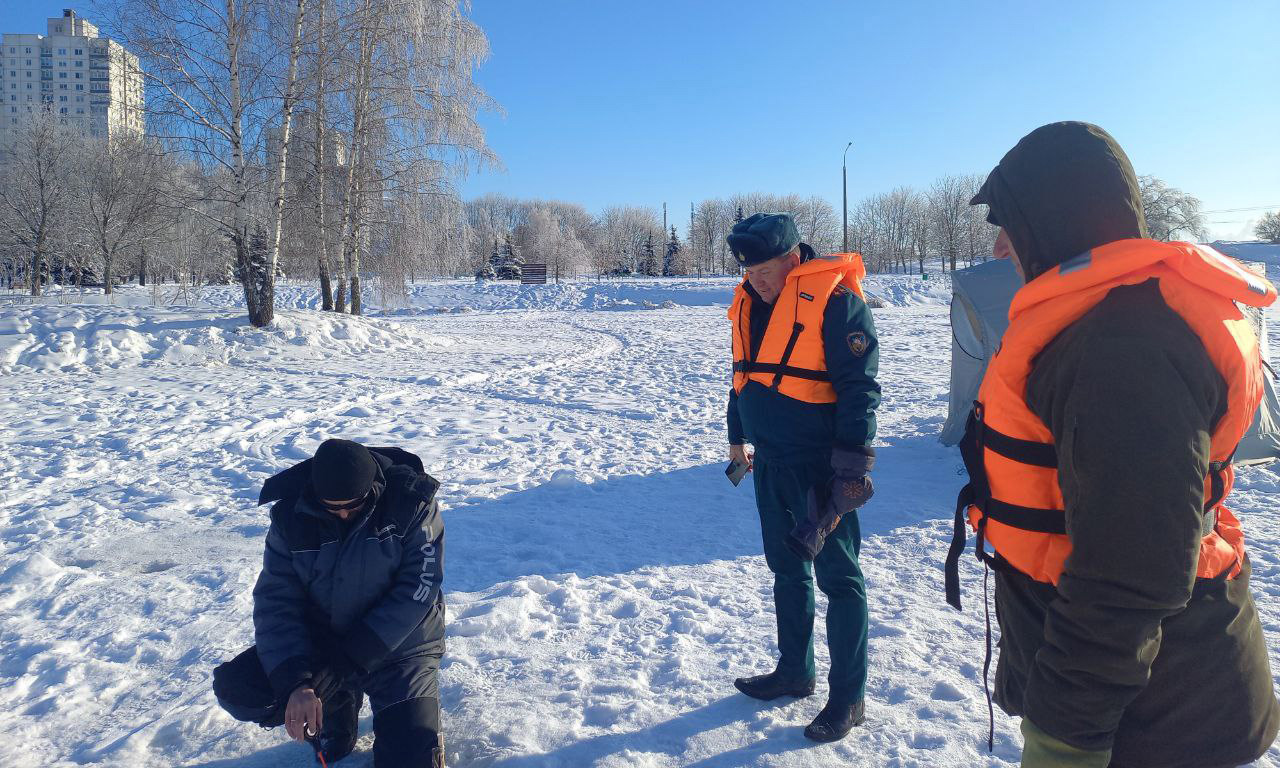 Безопасность на льду: предостережение для рыбаков