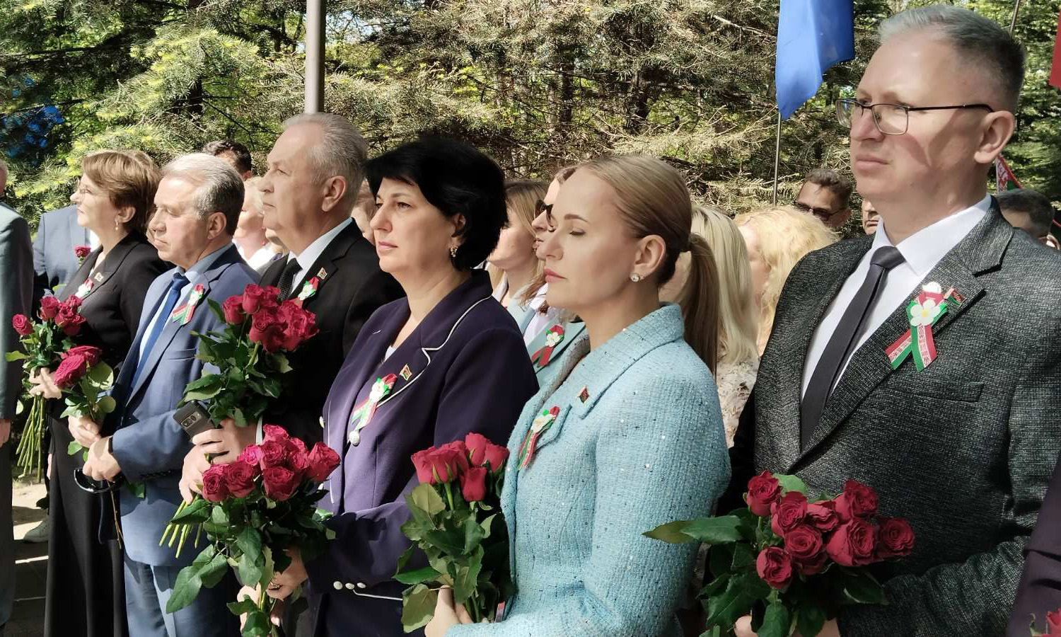 В преддверии Дня Победы в Ленинском  районе Минска прошел автопробег и  митинг-реквием